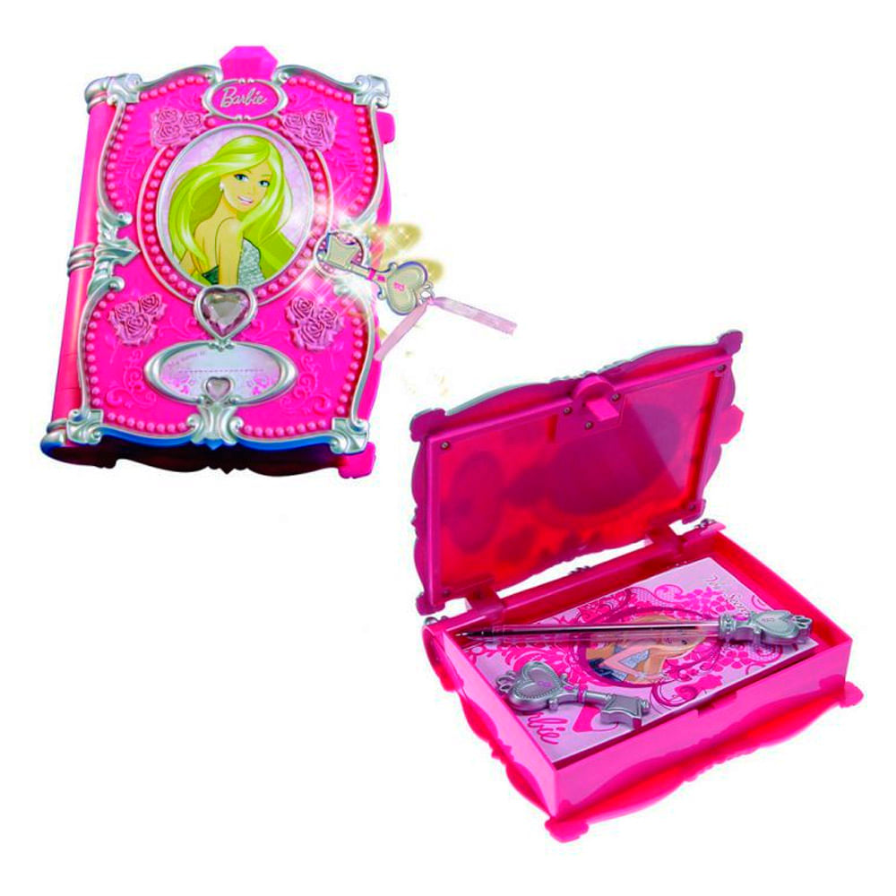 Diário Mágico c/ Som e Luz Barbie | Toymania - Toymania
