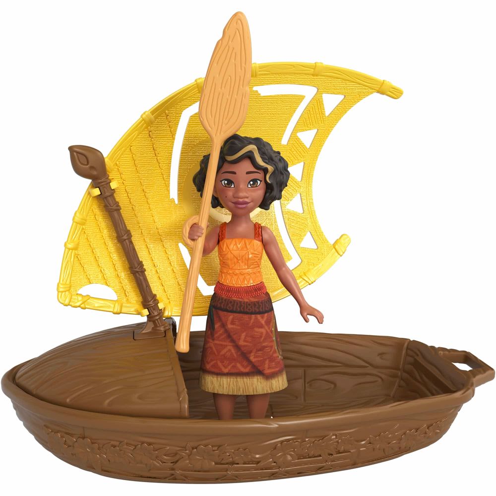 Moana 2 Conjunto Canoa com Mini Boneca Surpresa - Mattel - Imagem 2