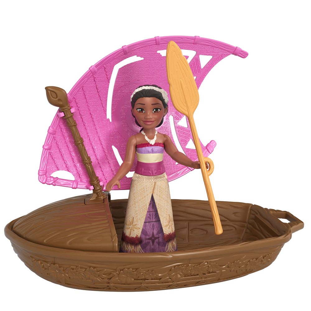 Moana 2 Conjunto Canoa com Mini Boneca Surpresa - Mattel - Imagem 4