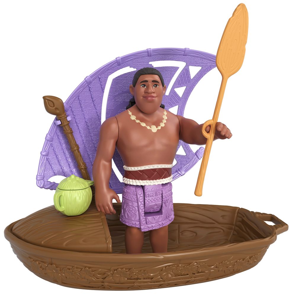 Moana 2 Conjunto Canoa com Mini Boneca Surpresa - Mattel - Imagem 6