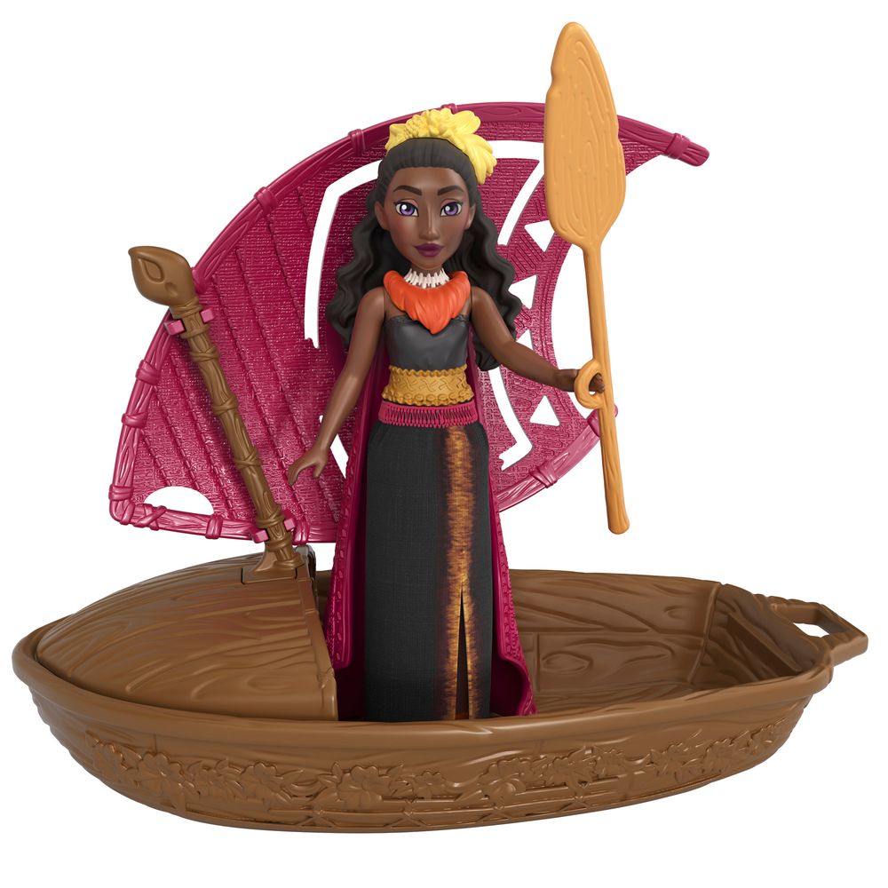 Moana 2 Conjunto Canoa com Mini Boneca Surpresa - Mattel - Imagem 7