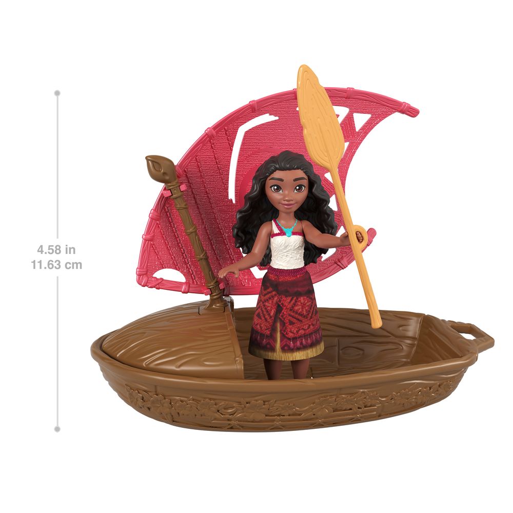 Moana 2 Conjunto Canoa com Mini Boneca Surpresa - Mattel - Imagem 8