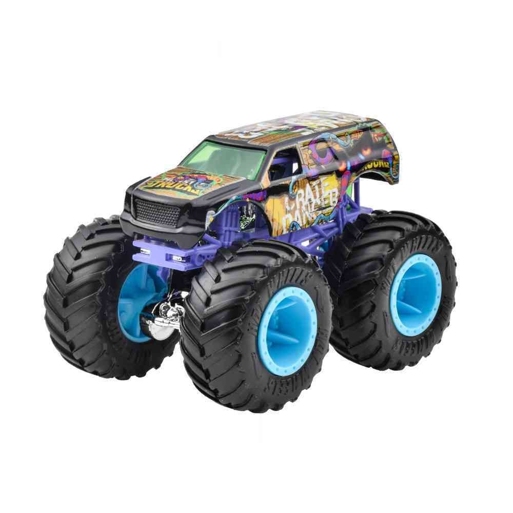 Hot Wheels Monster Trucks Totaled e Crate Danger - Mattel - Imagem 2