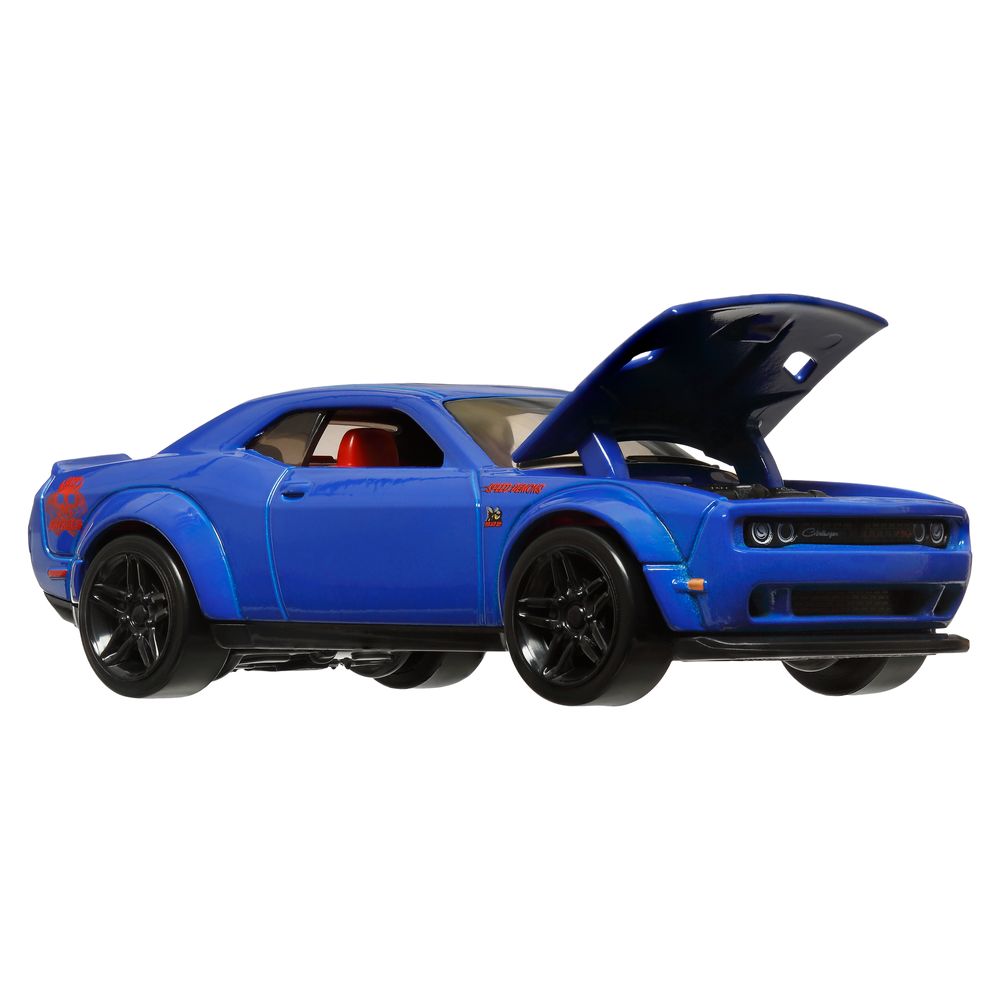 Hot Wheels Carro Pull-Back Dodge Challenger R/T - Mattel - Imagem 2
