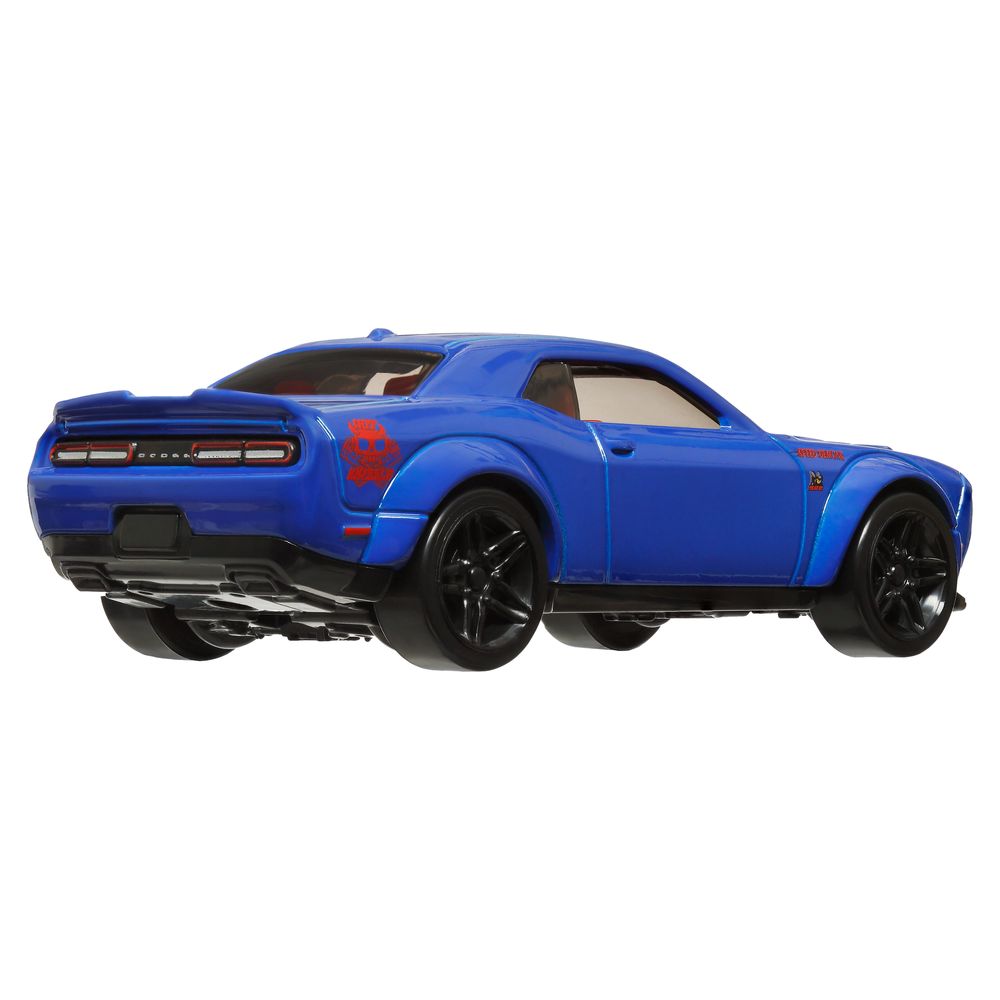 Hot Wheels Carro Pull-Back Dodge Challenger R/T - Mattel - Imagem 3