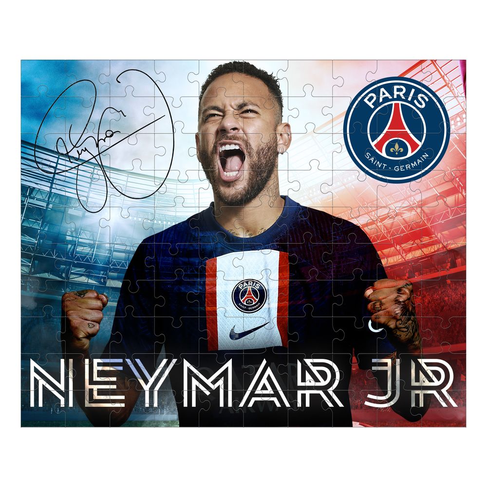 Quebra-Cabeça Colecionável PSG Neymar 100 Peças - Mimo - Imagem 2