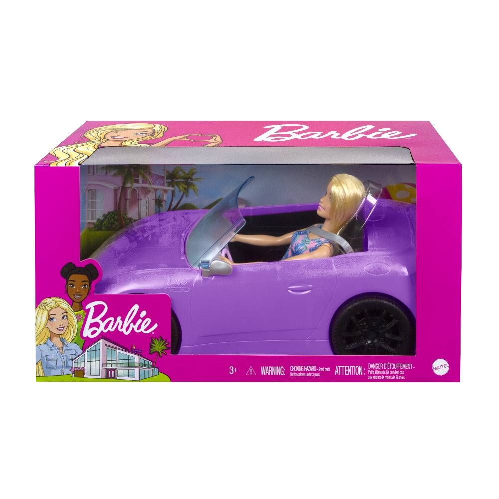 Barbie Carro Conversível Roxo - Mattel - Imagem 5
