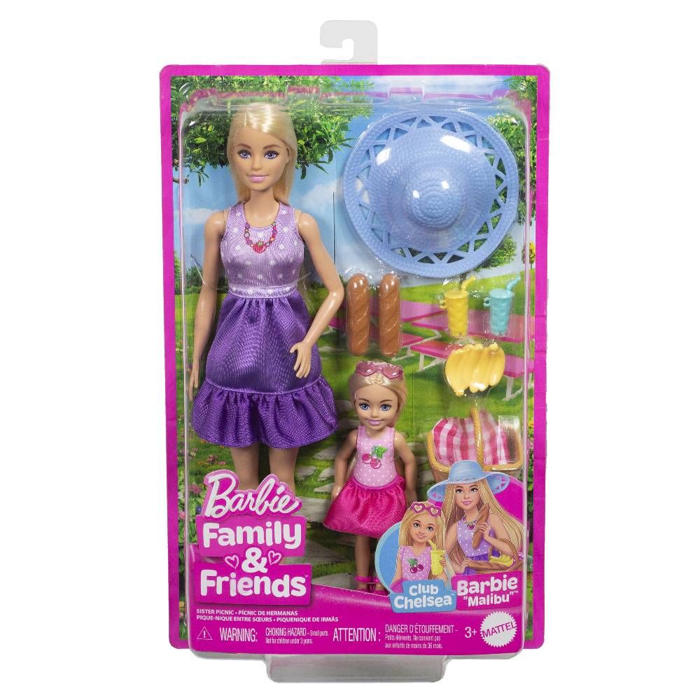 Barbie Conjunto Piquenique Malibu e Chelsea - Mattel - Imagem 6