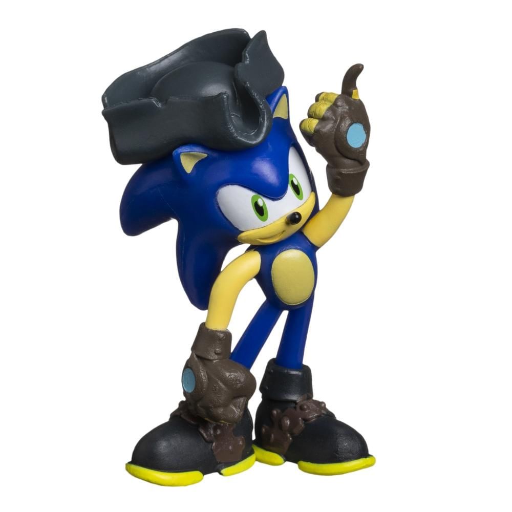Sonic Prime Boneco Colecionável Sonic Pirata - Candide - Imagem 2