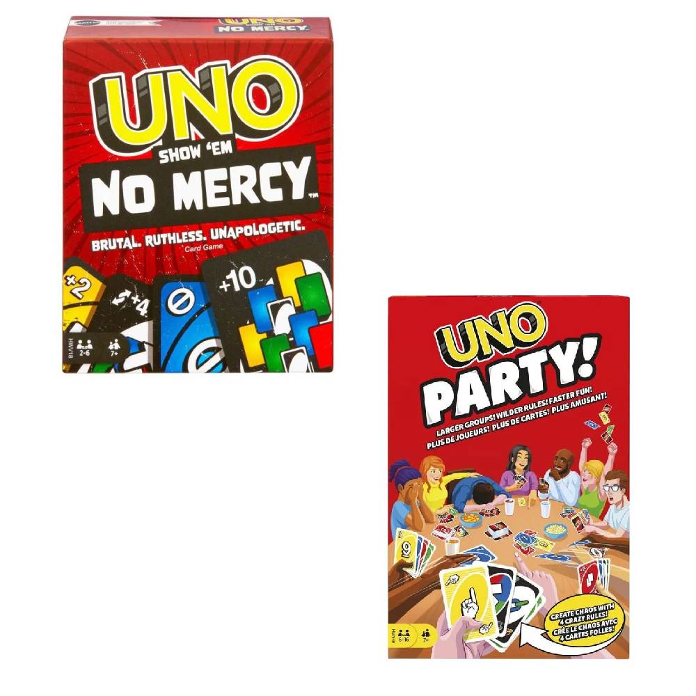 Kit Uno Show Em No Mercy e Uno Party - Mattel