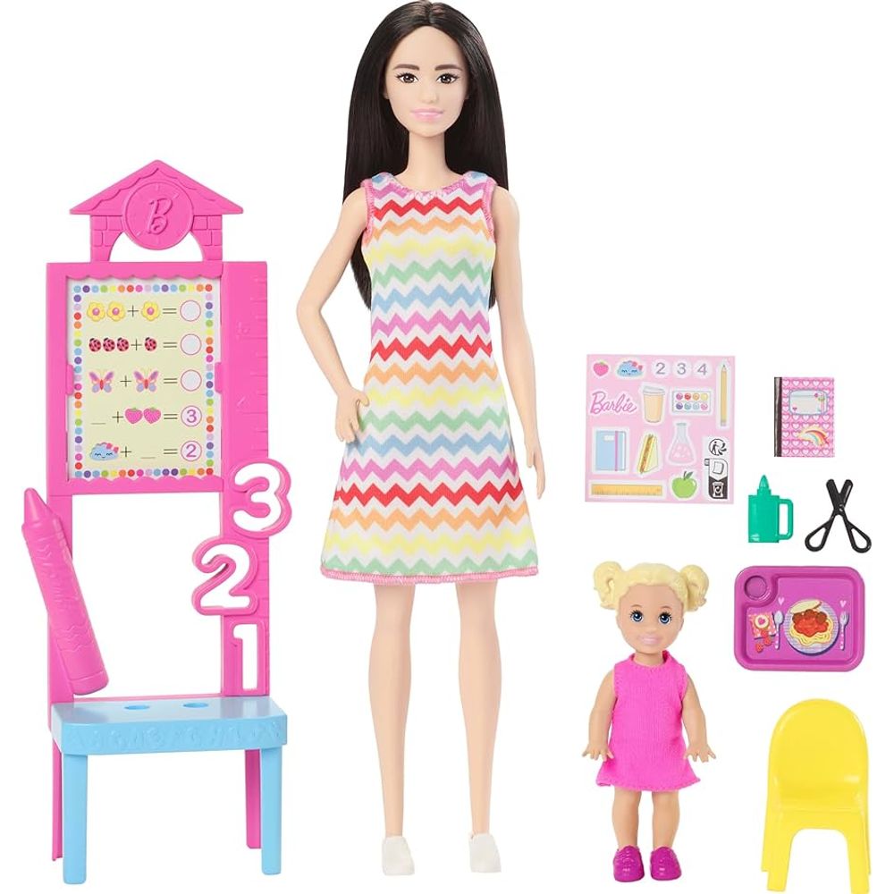 Barbie Profissões Conjunto Professora Morena - Mattel - Imagem 2