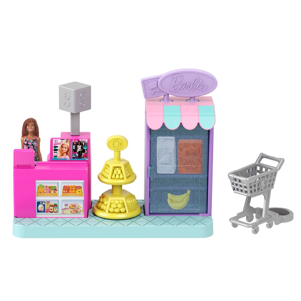 Barbie Conjunto Mini BarbieLand Supermercado - Mattel - Imagem 2