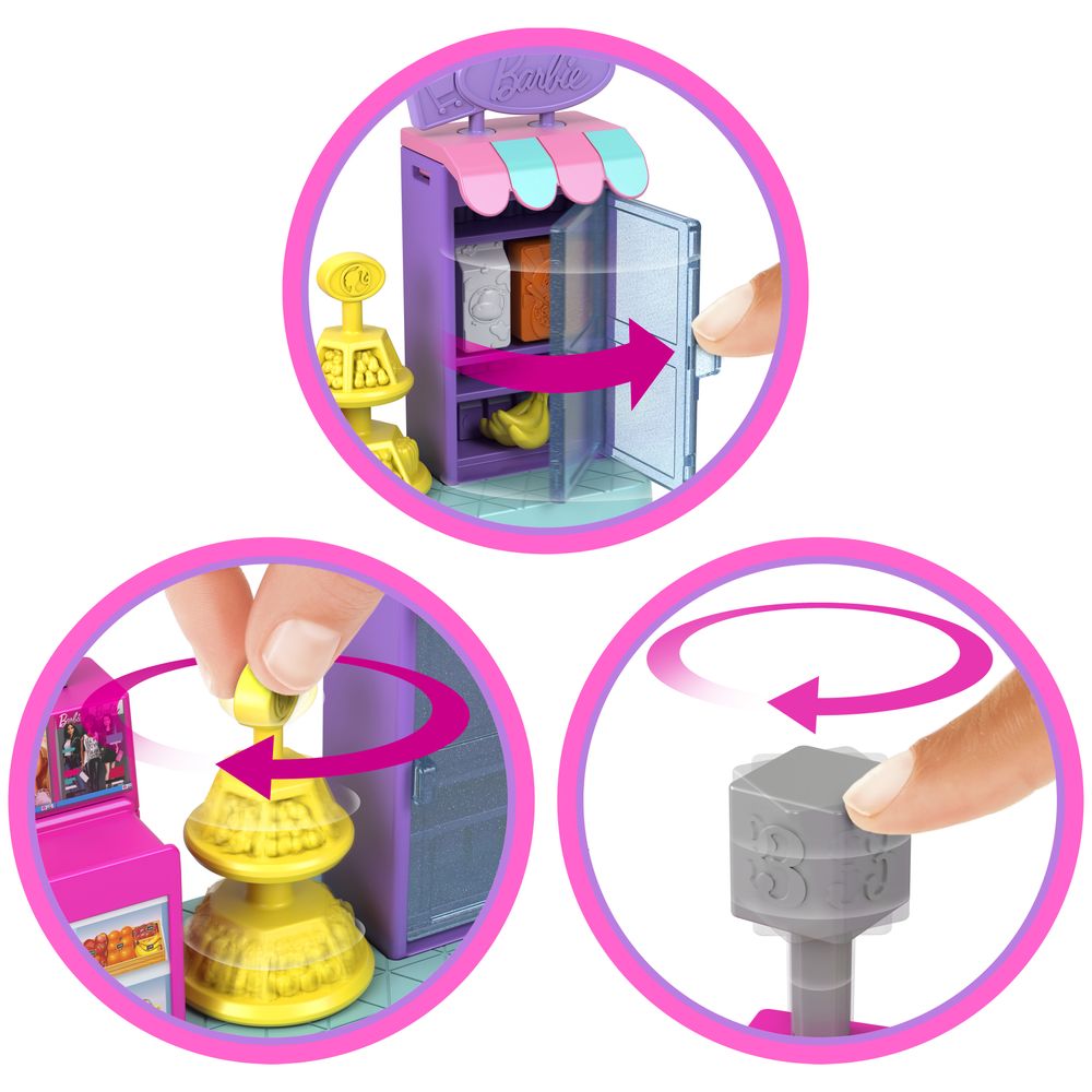 Barbie Conjunto Mini BarbieLand Supermercado - Mattel - Imagem 3