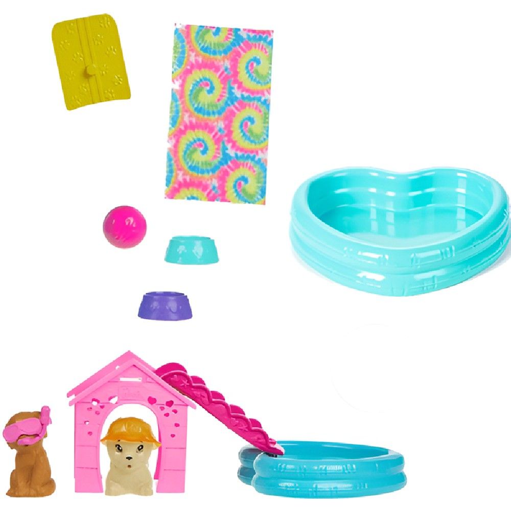 Barbie Festa na Piscina com Cachorrinhos - Mattel - Imagem 3