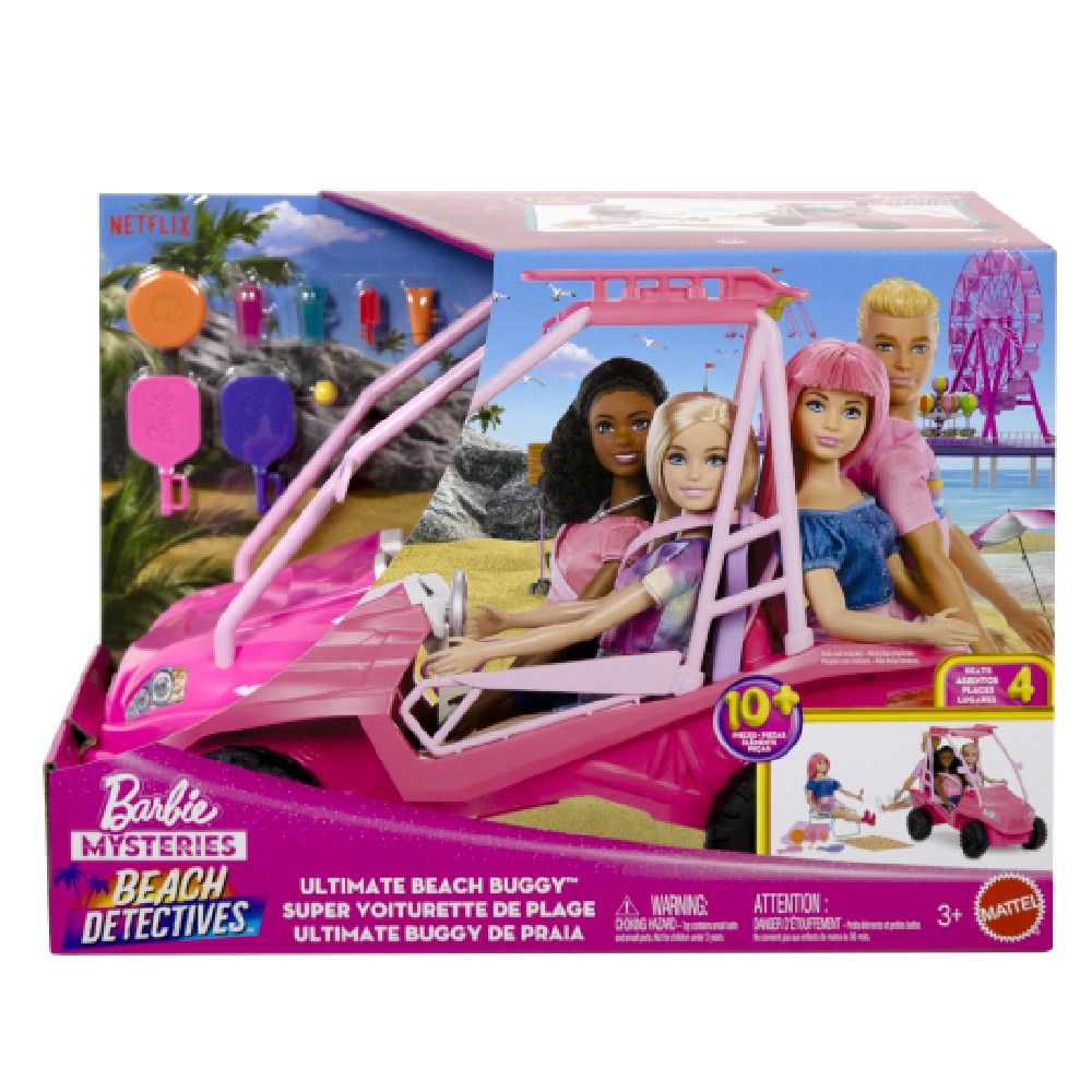 Barbie Veículo Os Mistérios Praia Buggy - Mattel - Imagem 4