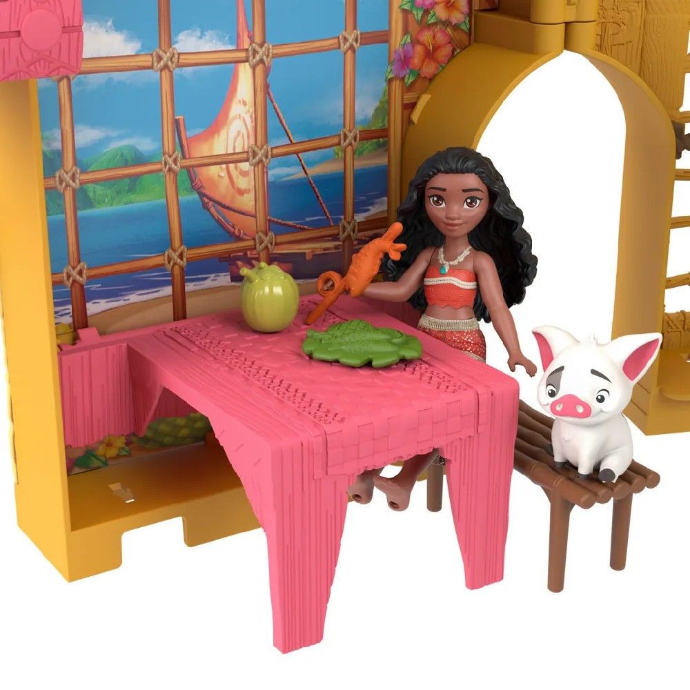 Disney Princesa Mini Castelo da Moana Empilhável - Mattel - Imagem 2