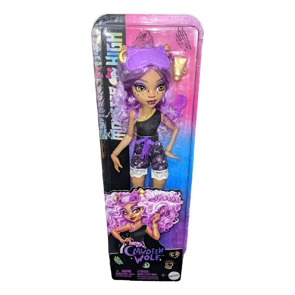 Monster High Pijamas Monstruosas Clawdeen - Mattel - Imagem 5