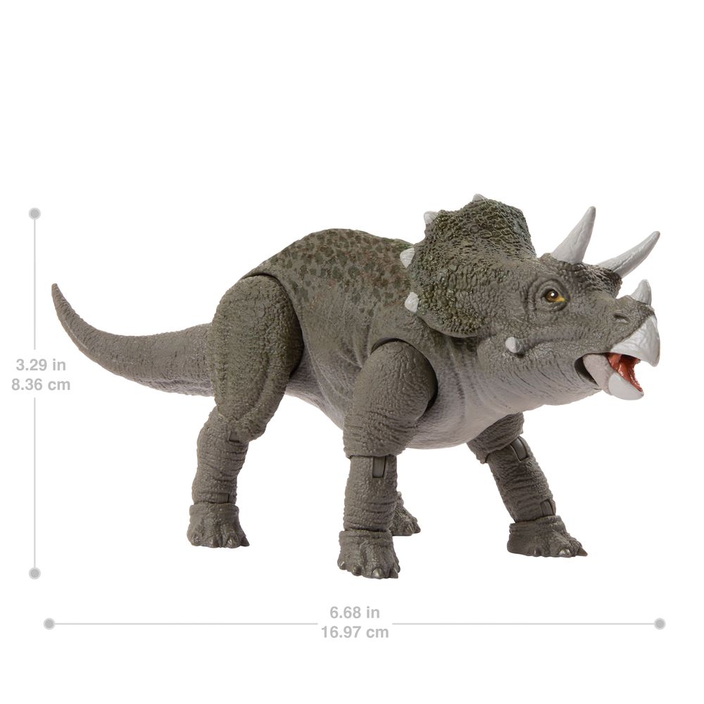 Jurassic World Figura Triceratops - Mattel - Imagem 3