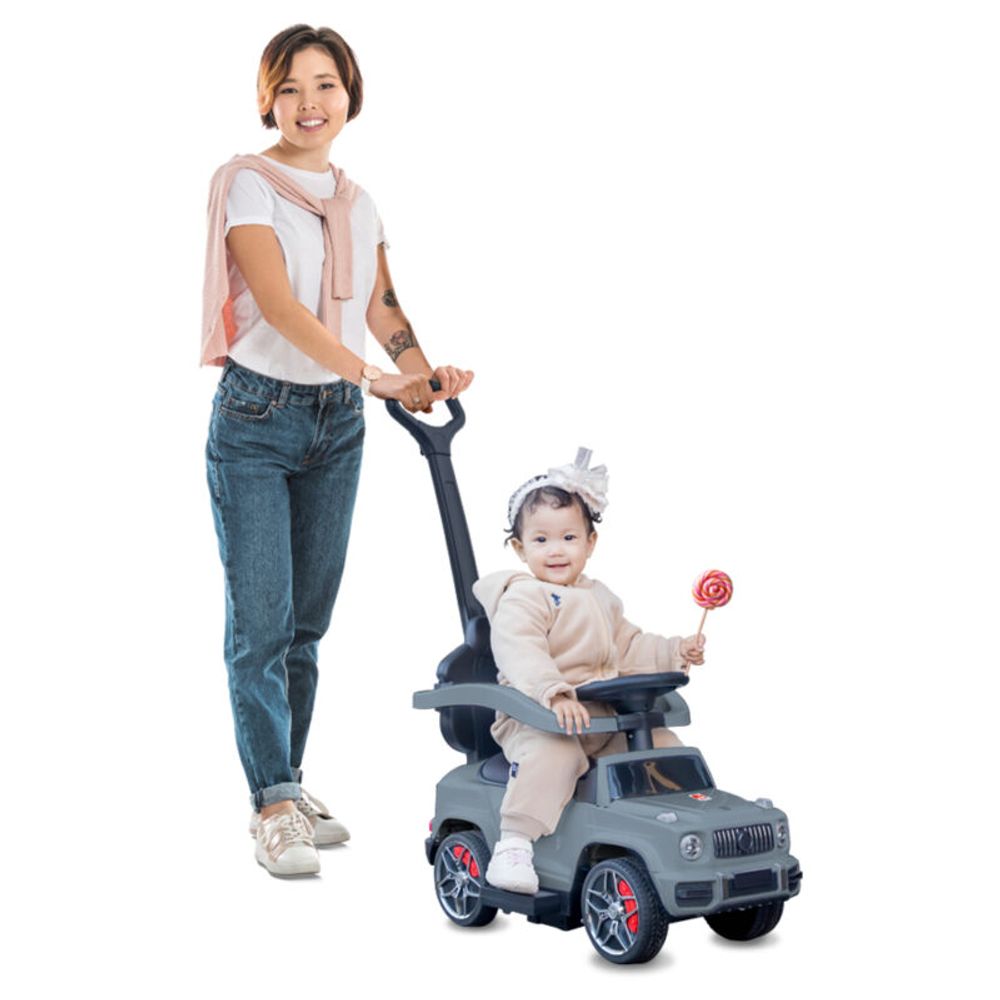 Jipe Elétrico 4 em 1 R/C 6V Cinza - Bandeirante - Imagem 3