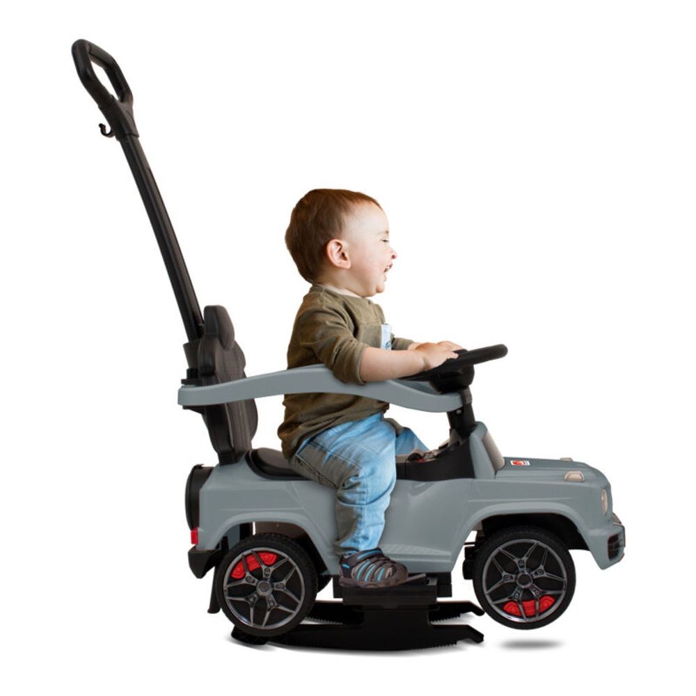 Jipe Elétrico 4 em 1 R/C 6V Cinza - Bandeirante - Imagem 4