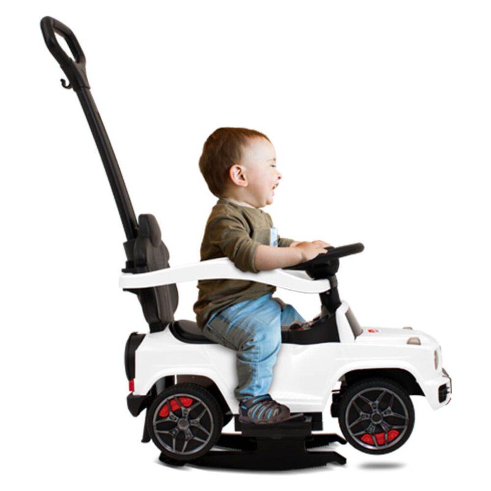 Jipe Elétrico 4 em 1 R/C 6V Branco - Bandeirante - Imagem 3