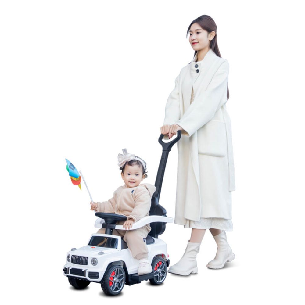 Jipe Elétrico 4 em 1 R/C 6V Branco - Bandeirante - Imagem 4