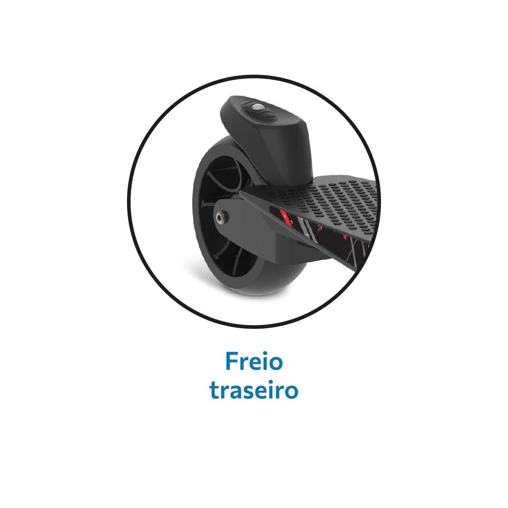 Skatenet Max Black LED Ajustável - Bandeirante - Imagem 8