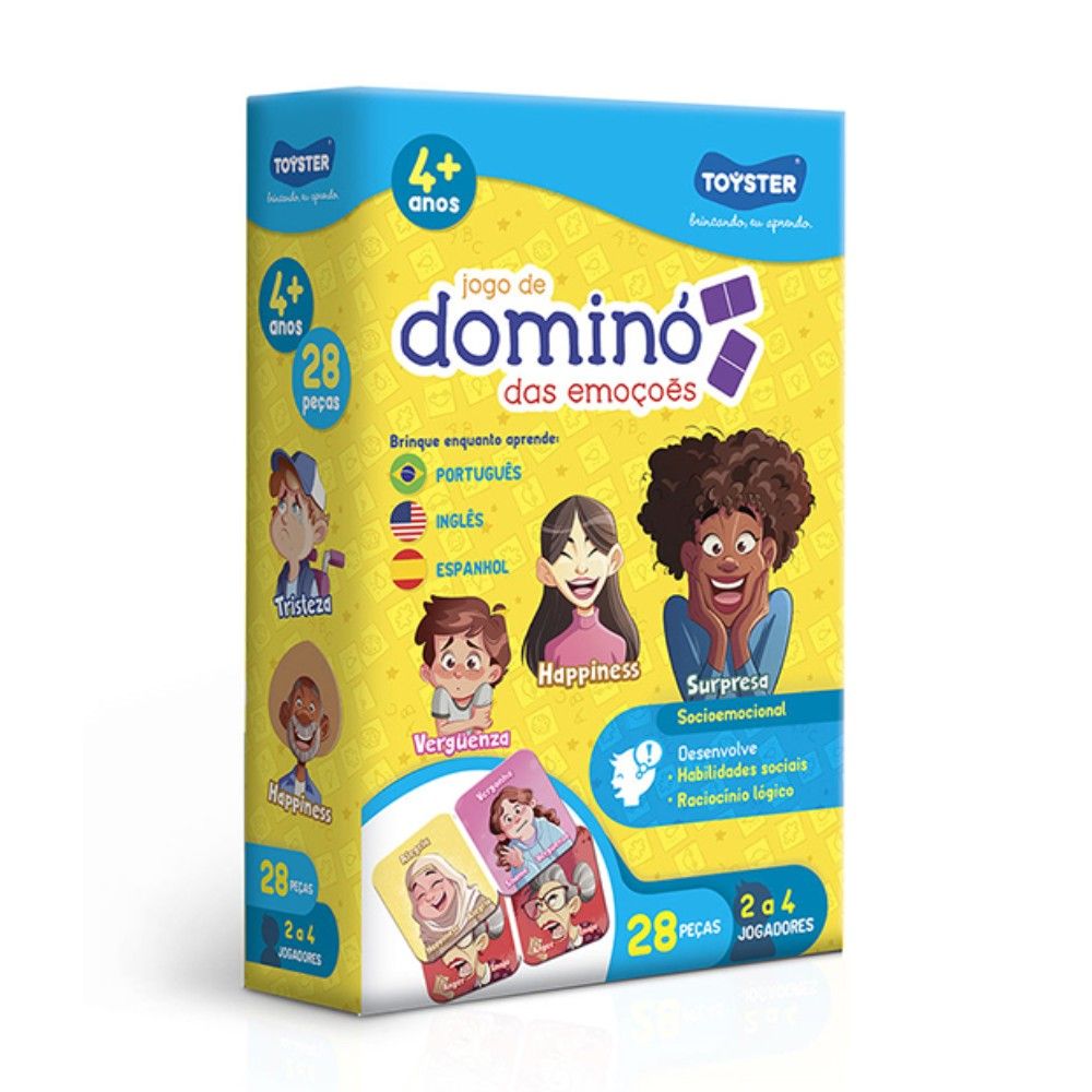 Jogo Dominó das Emoções - Toyster