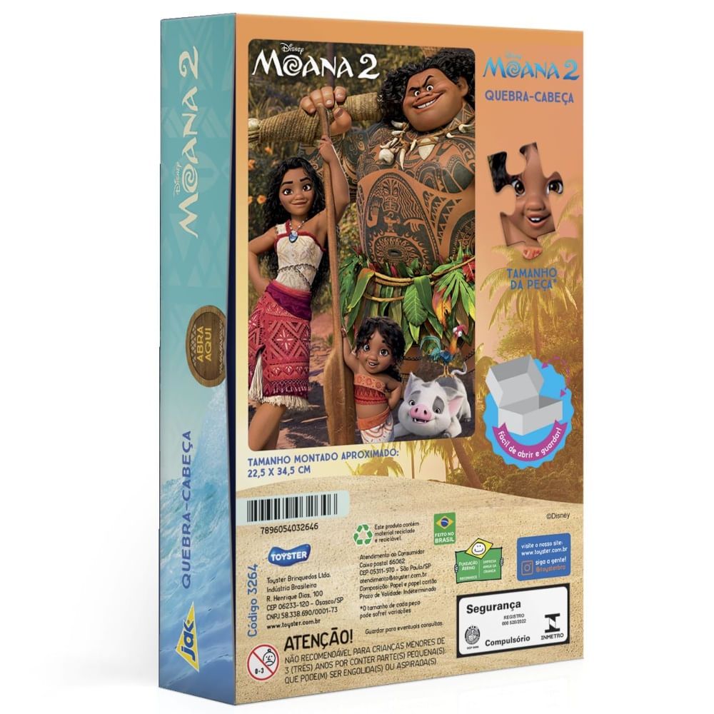 Quebra-Cabeça Moana 2 100 Peças - Toyster - Imagem 3