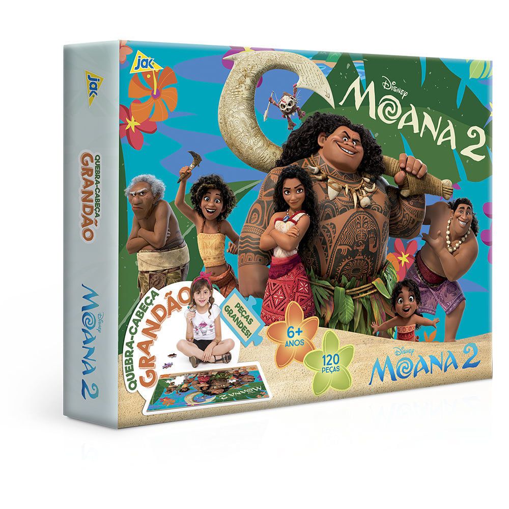 Quebra-Cabeça Moana 2 Grandão - Toyster