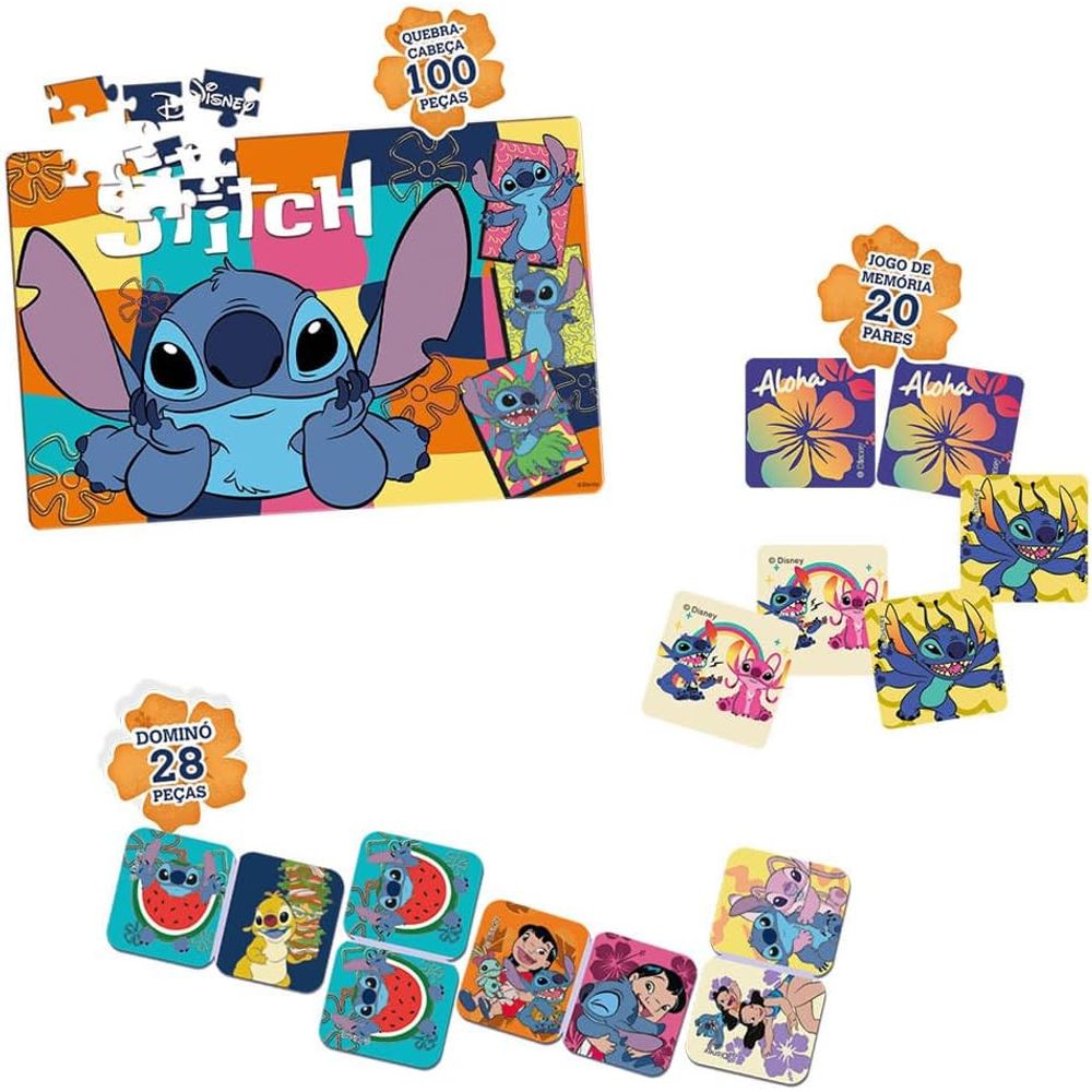 Super Kit Stitch Com 3 Jogos - Toyster - Imagem 2