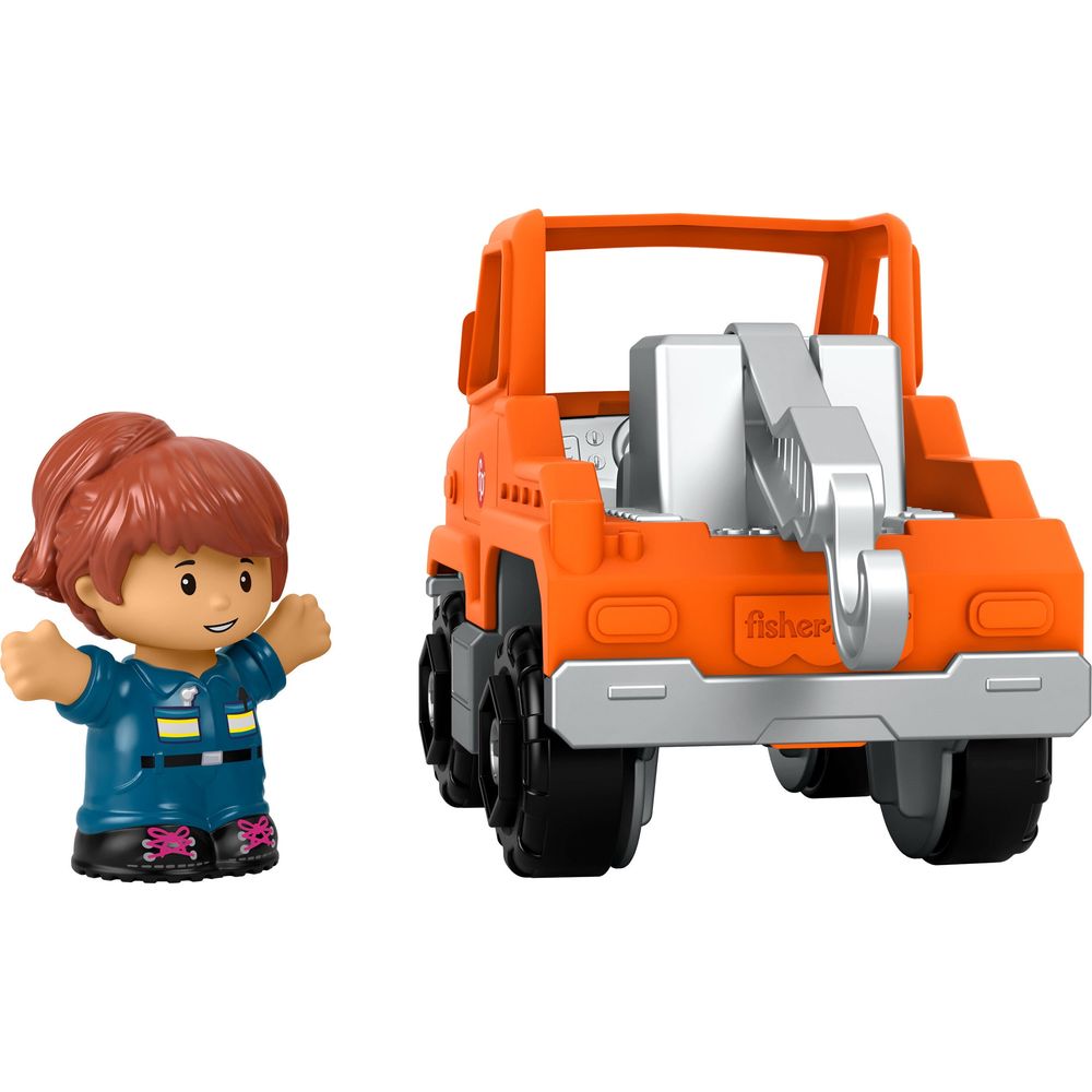 Little People Veículos Pequenos Caminhão de Reboque - Mattel - Imagem 2