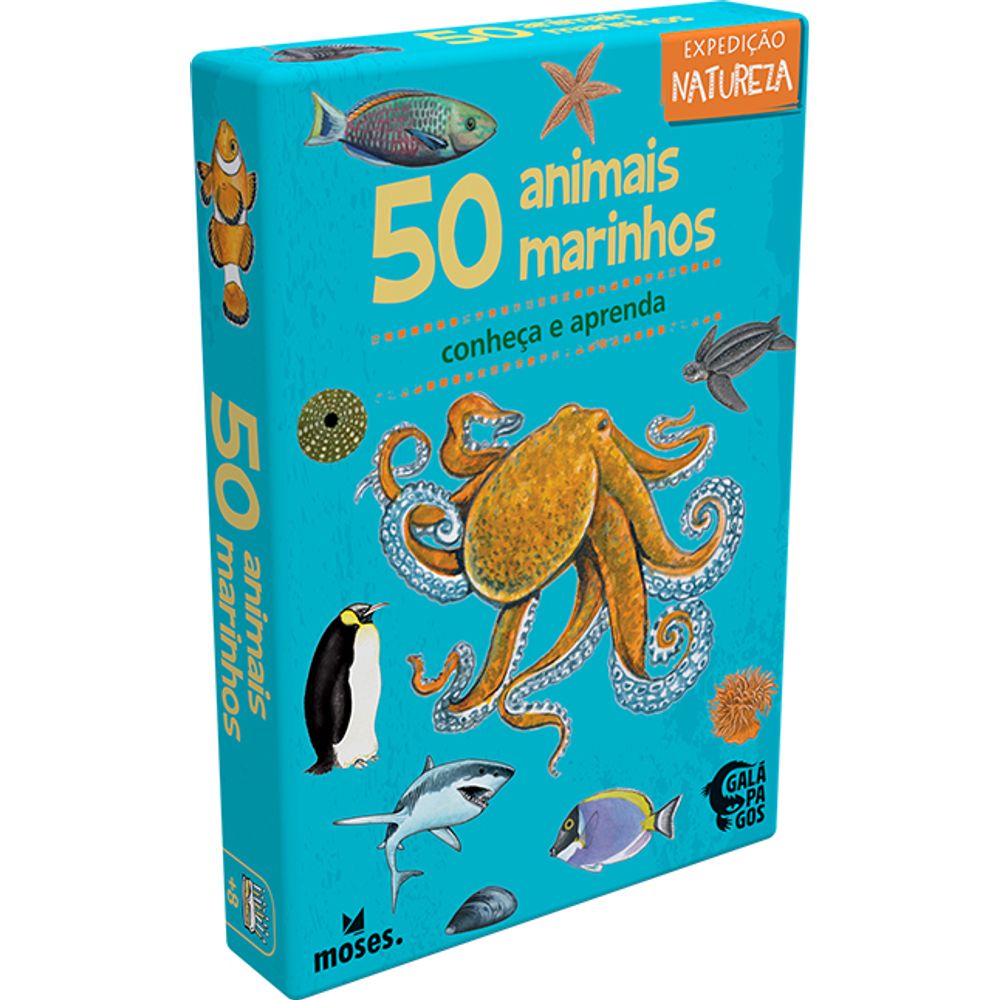 Jogo 50 Animais Marinhos - Asmodee