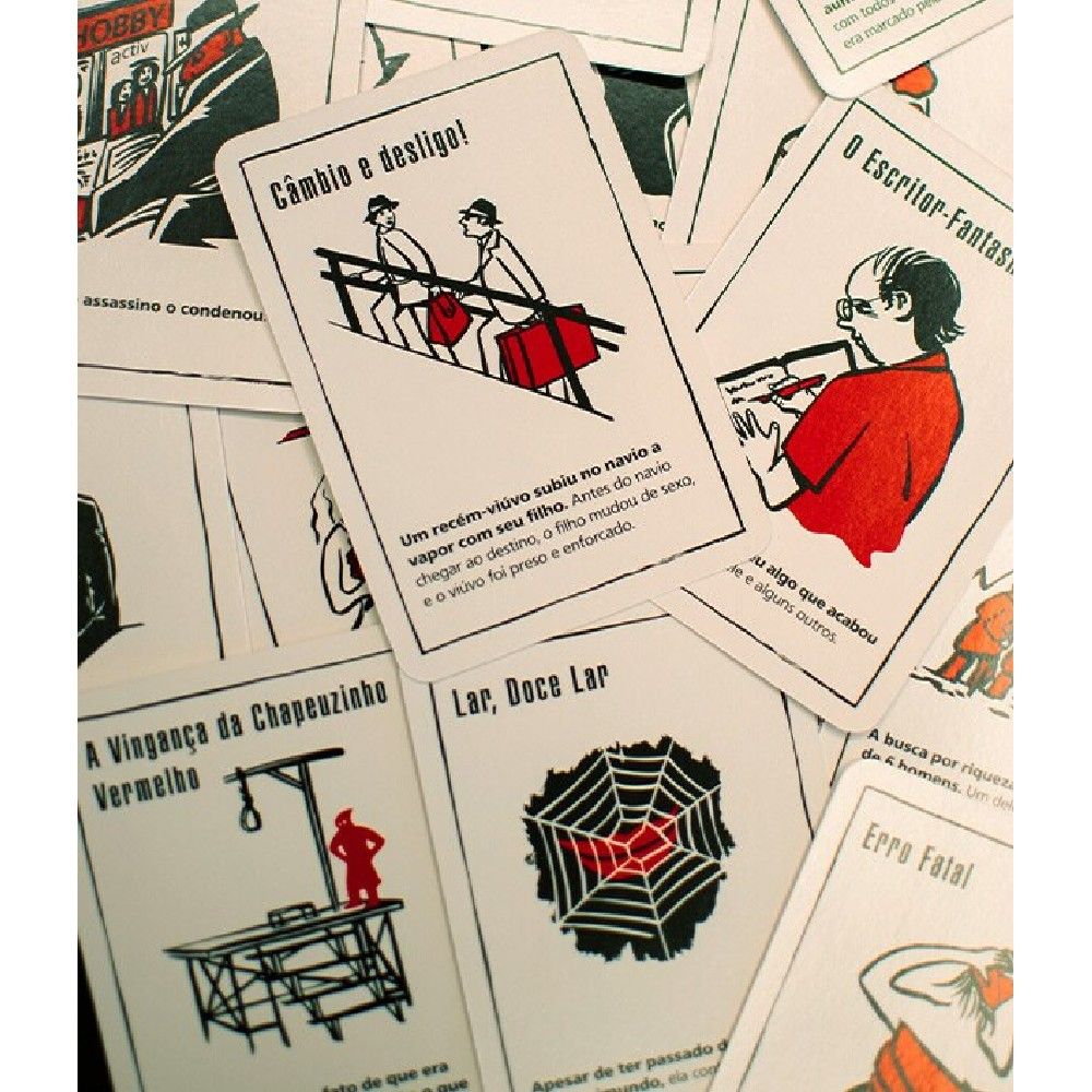 Jogo Histórias Sinistras Crimes Reais - Asmodee - Imagem 2