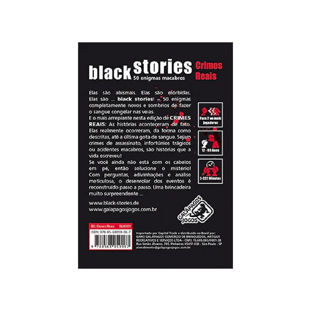 Jogo Histórias Sinistras Crimes Reais - Asmodee - Imagem 3