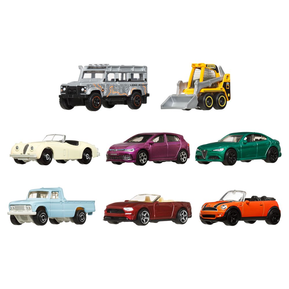 Matchbox Pacote com 8 Carros Exclusivo Land Rover - Mattel - Imagem 2
