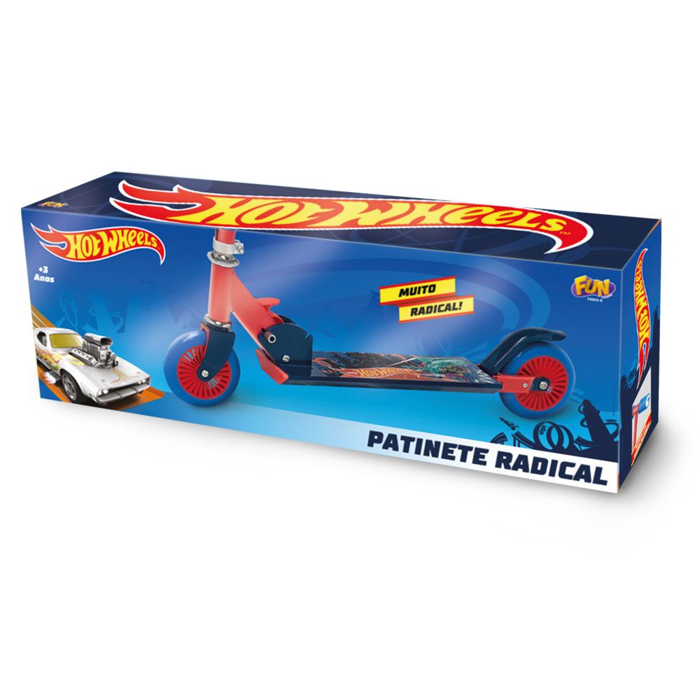 Hot Wheels Patinete 2 Rodas - Fun Divirta-se - Imagem 6