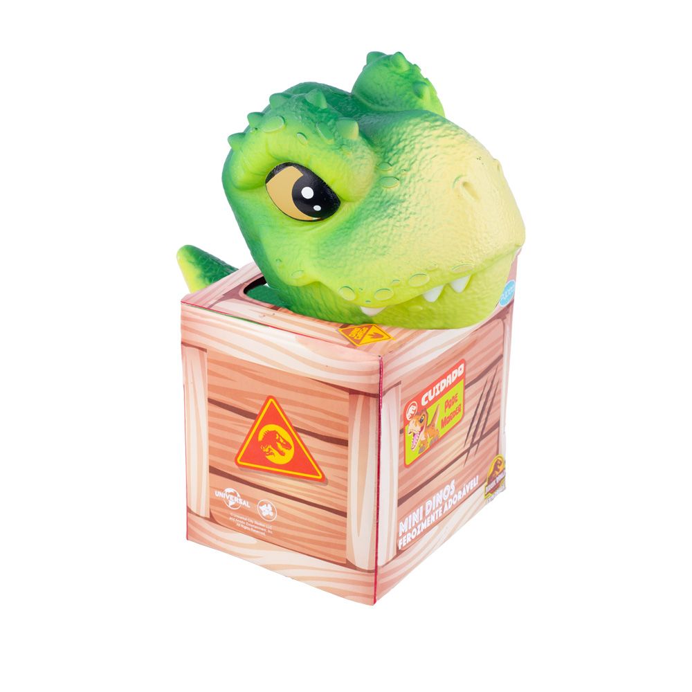Jurassic World Mini T-Rex Baby Dinos Verde - Pupee - Imagem 2