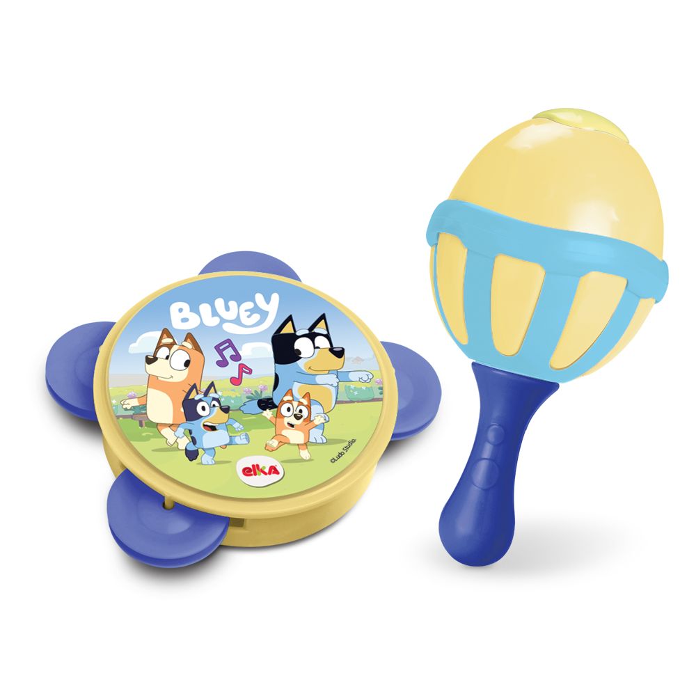 Maraca e Pandeiro da Bluey - Elka