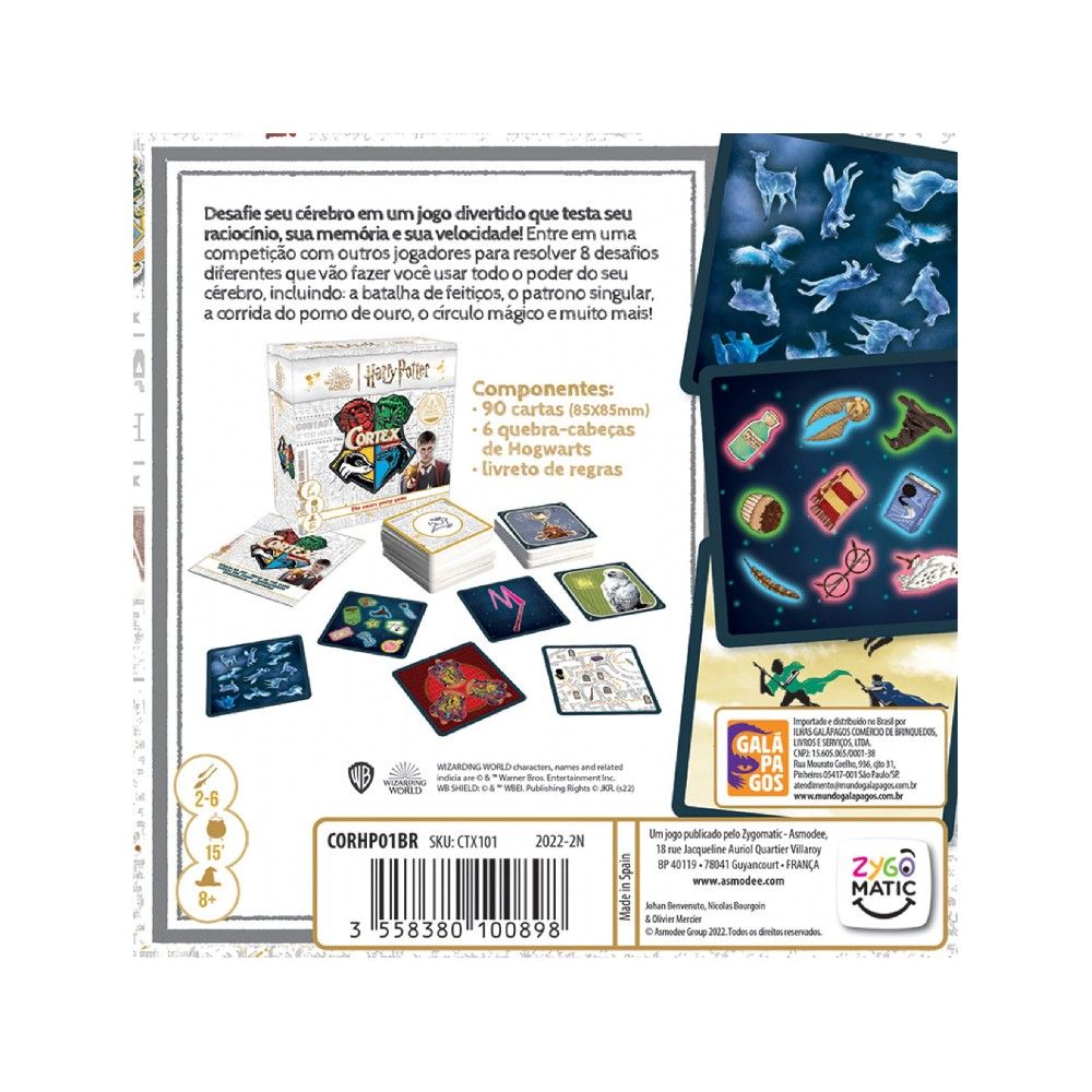 Jogo Cortex Harry Potter - Asmodee - Imagem 3