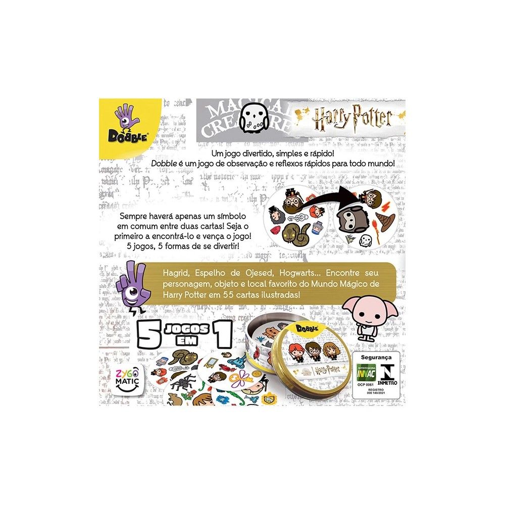 Jogo Dobble Harry Potter - Asmodee - Imagem 4