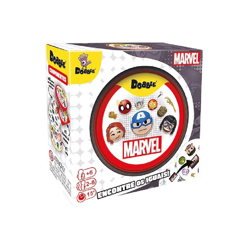 Jogo Dobble Marvel Emoji - Asmodee