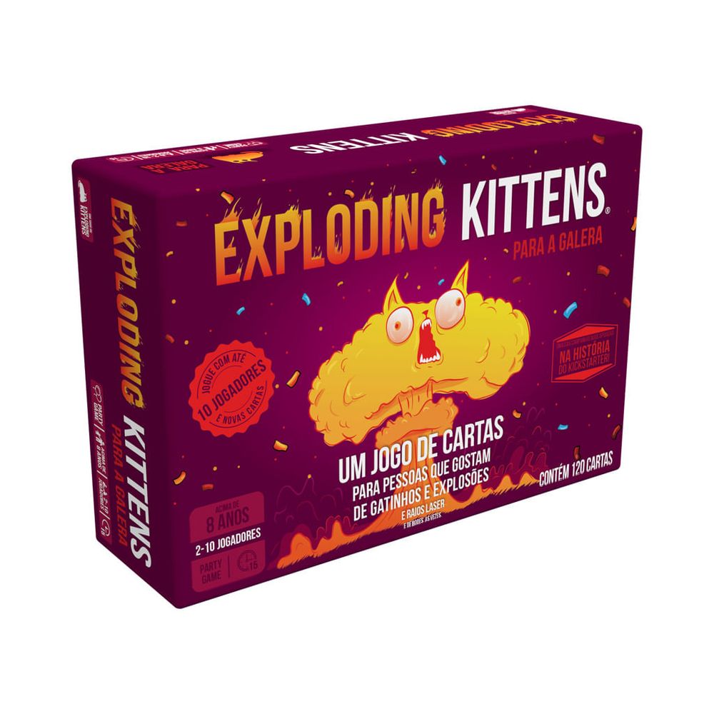 Jogo Exploding Kittens para a Galera - Asmodee