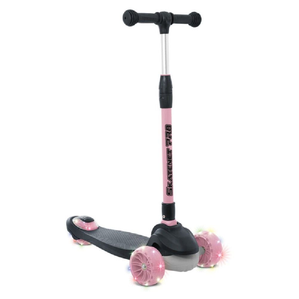Skatenet LED Dobrável Rosa Pro - Bandeirante