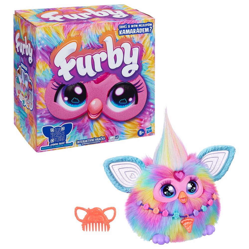 Furby Pelúcia Interativa Tie Dye - Hasbro