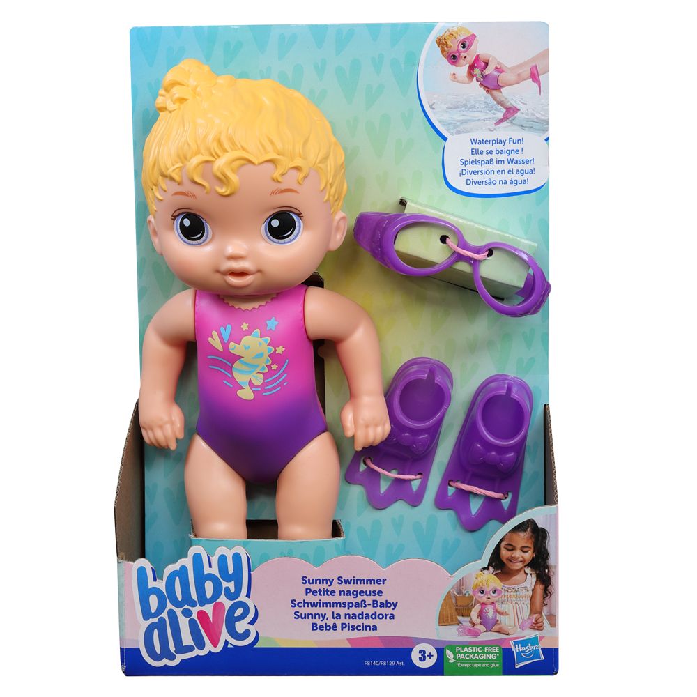 Baby Alive Bebê Piscina Loira - Hasbro - Imagem 5