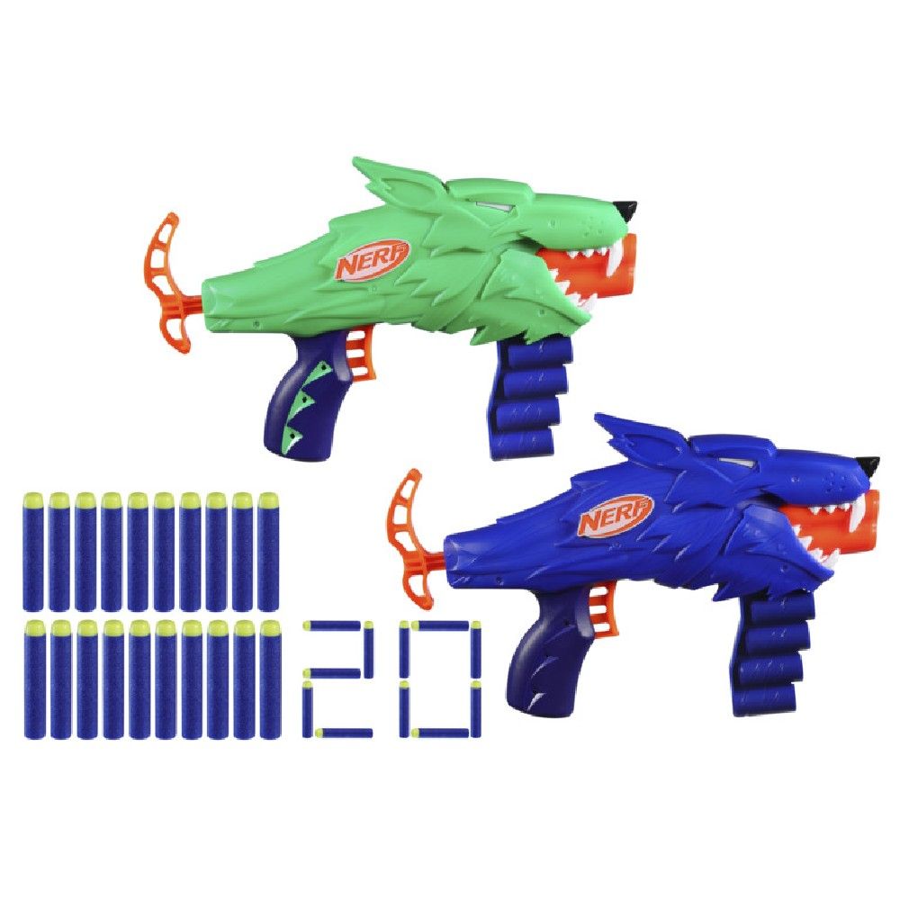 Lança Dardos Nerf Wild Wolfpack - Hasbro - Imagem 2