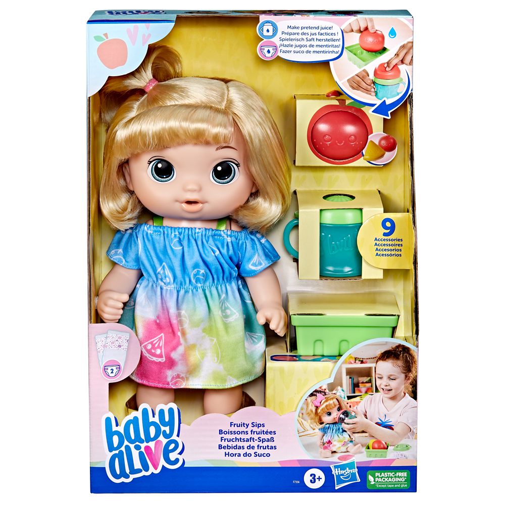 Baby Alive Hora do Suco Loira - Hasbro - Imagem 5