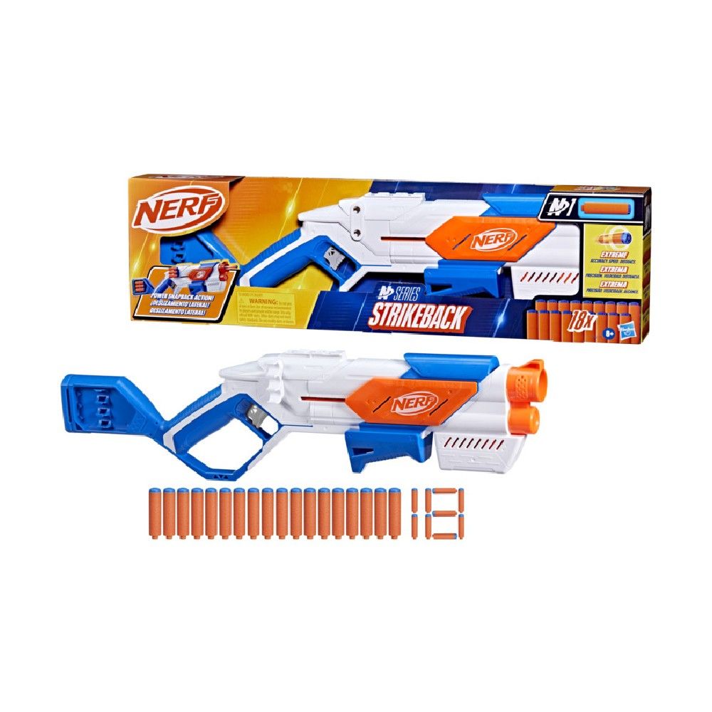 Lança Dardos Nerf N Series Strikeback - Hasbro