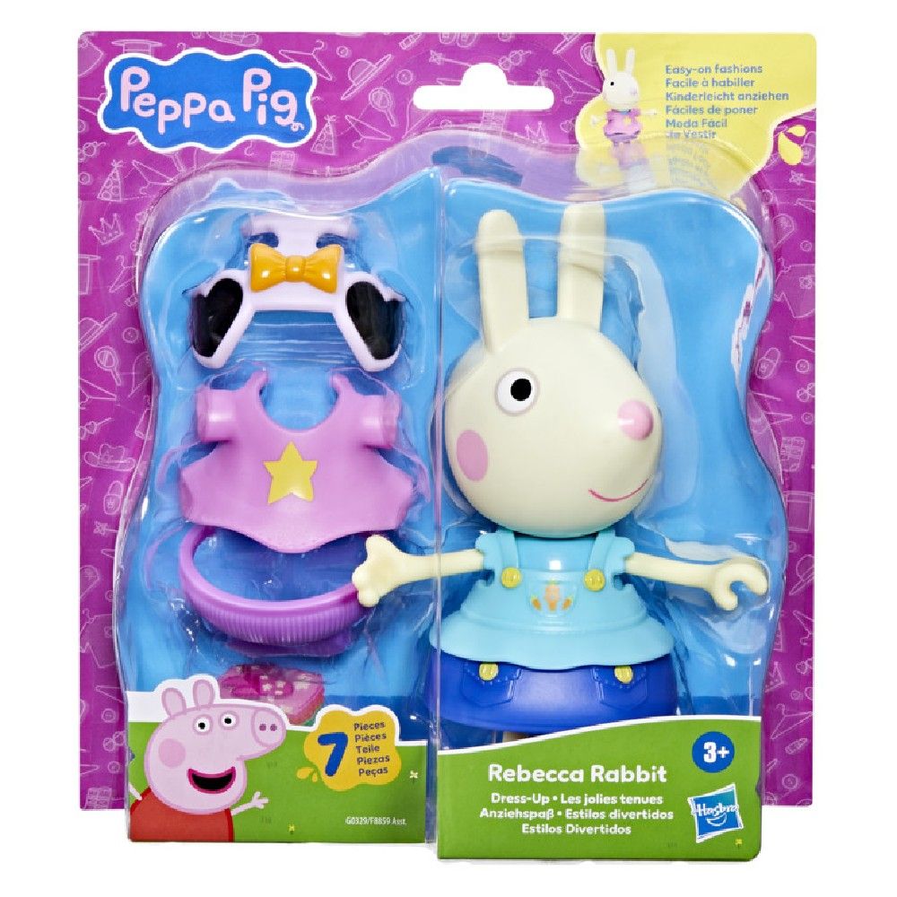 Peppa Pig Estilos Divertidos Rebeca Rabbit - Hasbro - Imagem 5